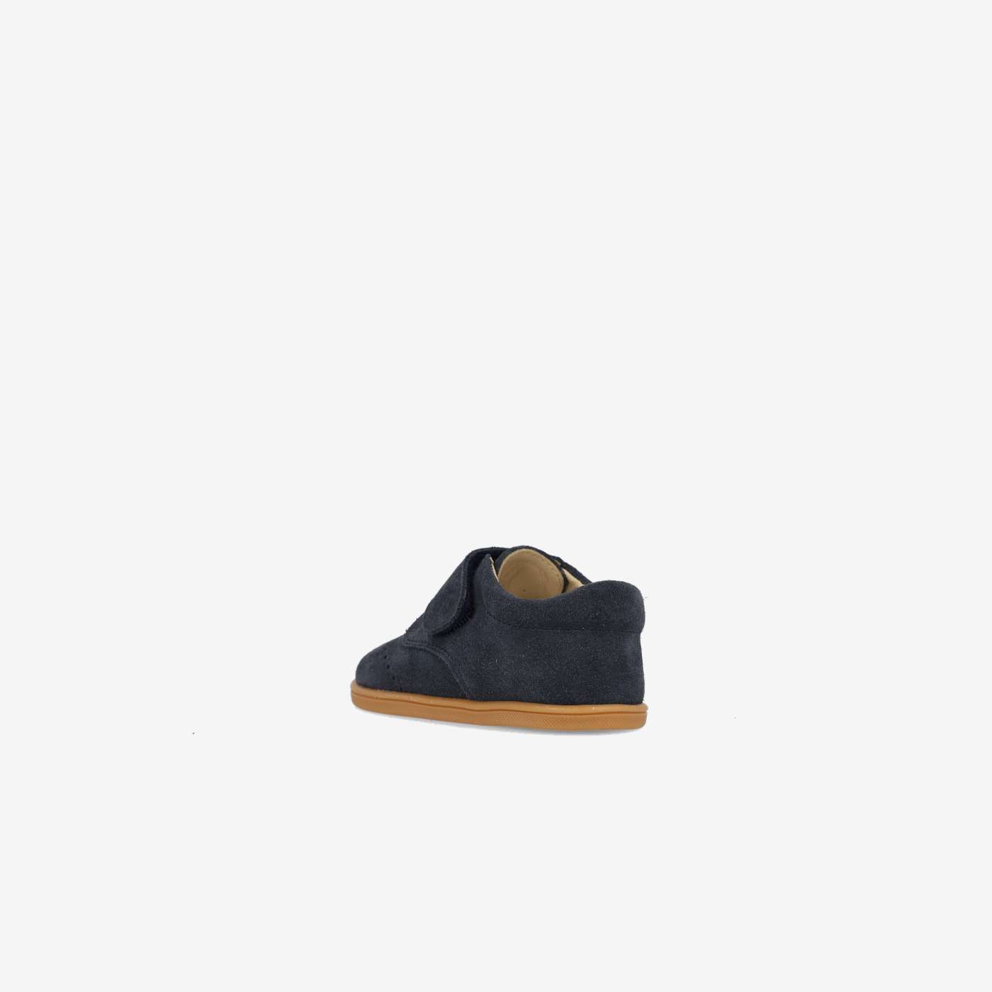 Zapato Blanditos niño vestir en ante azul marino flexible y elegante.