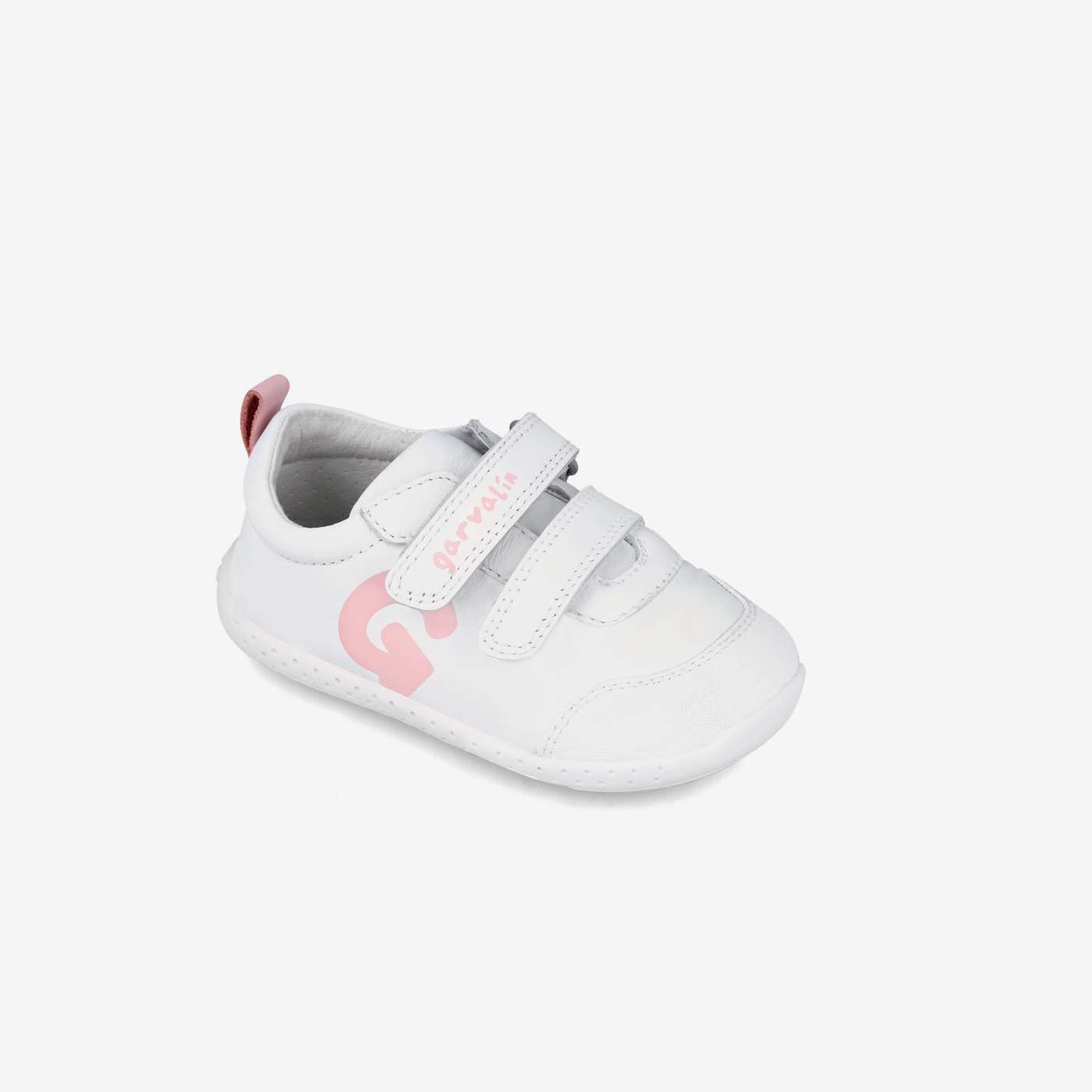 Deportiva basica blanca y rosa guarderia linea soft.