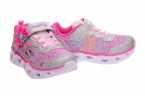 DEPORTIVO NIÑA SKECHERS CON LUCES Y VELCRO