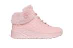 Botas Skechers rosa niña con pelo estampado animal print