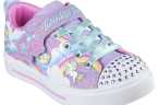 DEPORTIVO LONA NIÑA SKECHERS CON VELCRO Y LUCES