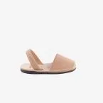 Sandalia menorquina de ria en piel Camel.