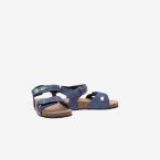 Sandalia de niño Pablosky en azul con doble velcro - Comodas y fresquitas.