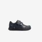 Zapato colegial niño Biomecanics azul marino con velcro