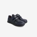 Zapato colegial niño Biomecanics azul marino con velcro