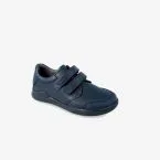 Zapato colegial niño Biomecanics azul marino con velcro