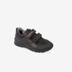 Zapato colegial deportivo negro Biomecanics junior con velcro y puntera reforzada