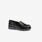 Mocasín colegial niña piel azul marino Pablosky