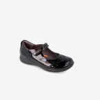 Zapato colegial charol niña Biomecanics negro