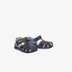 Sandalia de niñoa primeros pasos en Azul con puntera reforzada y velcro de la marca Pablosky