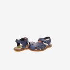 Sandalia de niño en azul con velcro y puntera reforzada de Pablosky