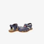 Sandalia de niño en azul con velcro y puntera reforzada de Pablosky