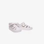 Sandalias respetuosa para los primeros pasos de blanditos en blanca