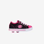 Zapatillas con ruedas Heelys negro/blanco/fucsia