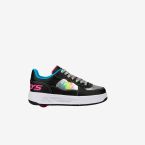 Heelys deportivo con ruedas niña negra y plata