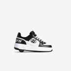 Zapatillas con ruedas negra y blanca niño