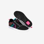 Zapatillas con ruedas Heelys negras multicolor para niña
