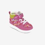 Botin niña de Agatha en color fucsia con un toque multicolor