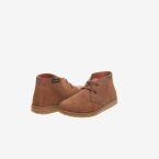 Bota niño Conguitos en serraje camel con cordon.