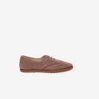 Zapato de niño en Serraje camel con cordones de Batila