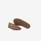 Zapato de niño en Serraje camel con cordones de Batila