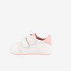 Blanditos deportivo respetuoso niña | Blanco y rosa con velcro