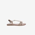Sandalia niña Gioseppo de la linea vestir con ajuste de hebilla y tiras de brillo