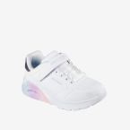 Skechers blancas niña | Amortiguadas y fáciles de calzar