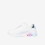 Skechers blancas niña | Amortiguadas y fáciles de calzar