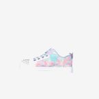 Skechers Twinkle Toes - Lona rosa con luces y detalles marinos