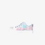 Skechers Twinkle Toes - Lona rosa con luces y detalles marinos