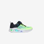 Skechers S-Lights Niño | Luces LED Verde Lima | Velcro y ON/OFF