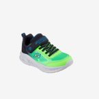 Skechers S-Lights Niño | Luces LED Verde Lima | Velcro y ON/OFF