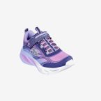 Skechers niña azul y púrpura con luces | Confort, estilo y un toque de magia