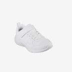 Zapatillas Skechers Blanco Unisex Lavables Velcro Colegial