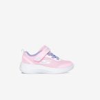 Skechers niña urbanas rosa | Deportivas con velcro y cordón elástico