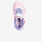 Skechers niña urbanas rosa | Deportivas con velcro y cordón elástico