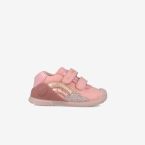 Deportiva primeros pasos Biomecanics rosa para niña con velcro