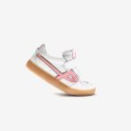 Deportivas barefoot niña blancas Pablosky con velcro