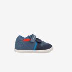 Zapatilla Biomecanics para niño. Línea Wider (horma ancha), doble velcro y puntera reforzada. Ligera, transpirable y con suela antideslizante.