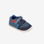 Zapatilla Biomecanics para niño. Línea Wider (horma ancha), doble velcro y puntera reforzada. Ligera, transpirable y con suela antideslizante.