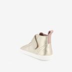 Blanditos bota niña dorada con velcro | Cómoda y especial