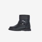 Bota niña Chicco negra | Cremallera y tachuelas