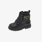 Bota niña Chicco negra tipo Martens | Comodidad y estilo para cada aventura