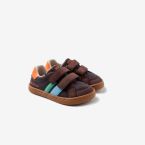 Zapatillas Gioseppo niño marrones retro con velcro | Prácticas, originales y con mucho estilo