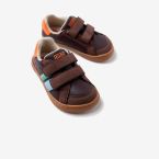 Zapatillas Gioseppo niño marrones retro con velcro | Prácticas, originales y con mucho estilo