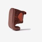 Botita Gioseppo animal print con corazón | Comodidad con garra para niñas con estilo