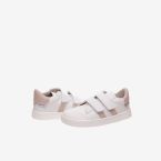 Deportivo Piruflex niña blanco y rosa con dos velcros | Suaves, ligeros y listos para su día a día