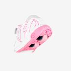 Heelys blancas y rosas con ruedas desmontables y cierre mixto. Comodidad, confianza y diversión para cada paso de tu pequeña.