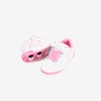 Heelys blancas y rosas con ruedas desmontables y cierre mixto. Comodidad, confianza y diversión para cada paso de tu pequeña.